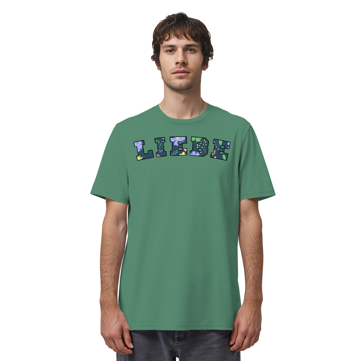 Liebe Floral Pattern - Organic Shirt