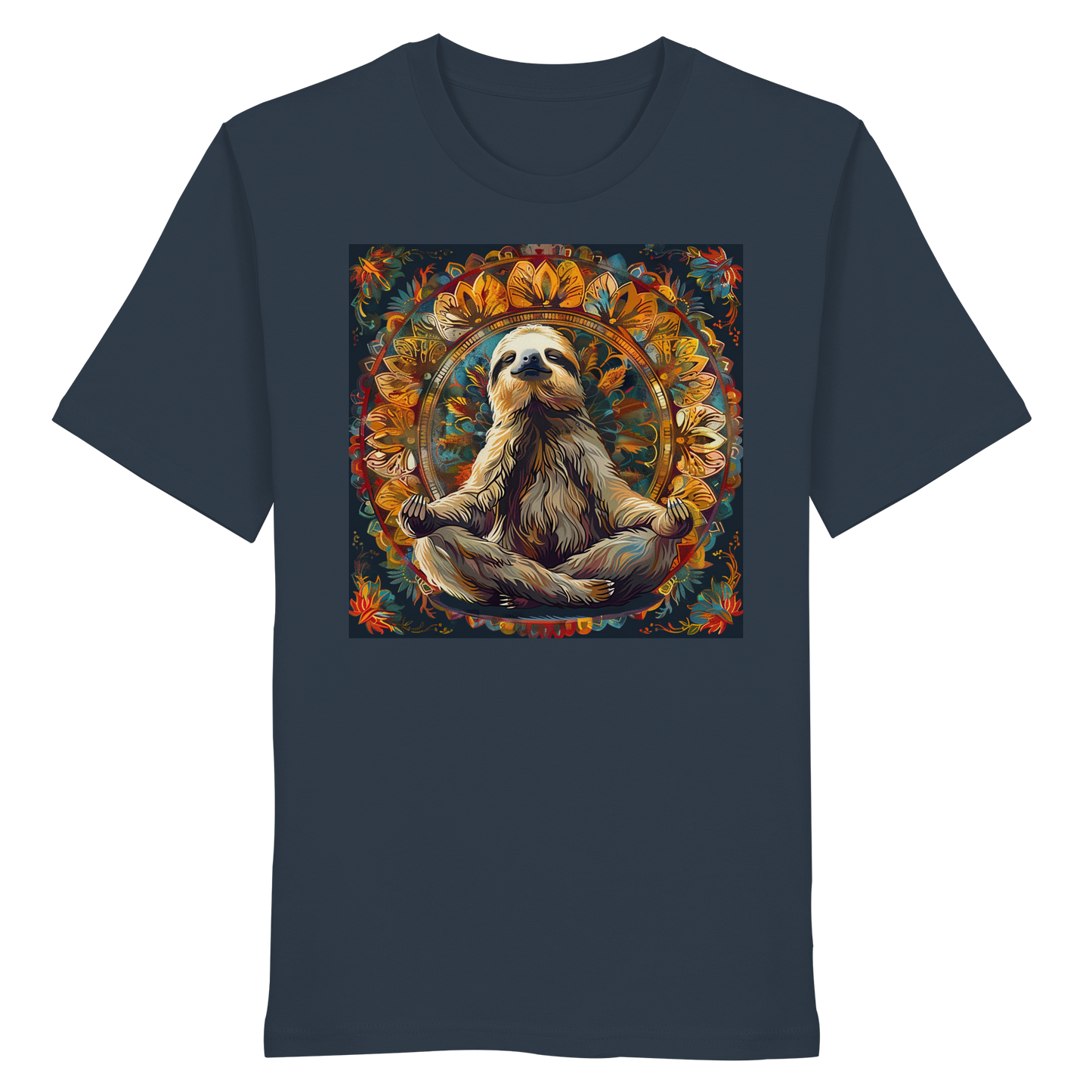 Meditierendes Faultier - Organic Shirt