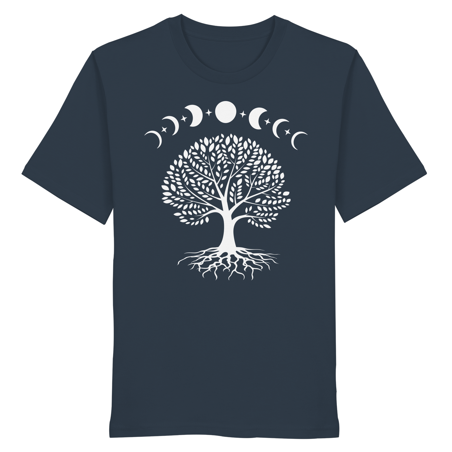 Mondphasen Lebensbaum - Organic Shirt