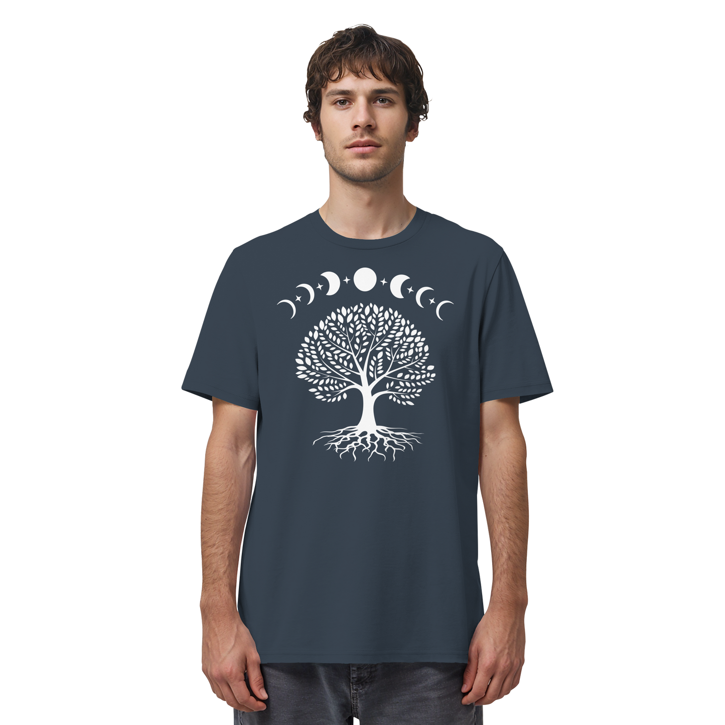 Mondphasen Lebensbaum - Organic Shirt