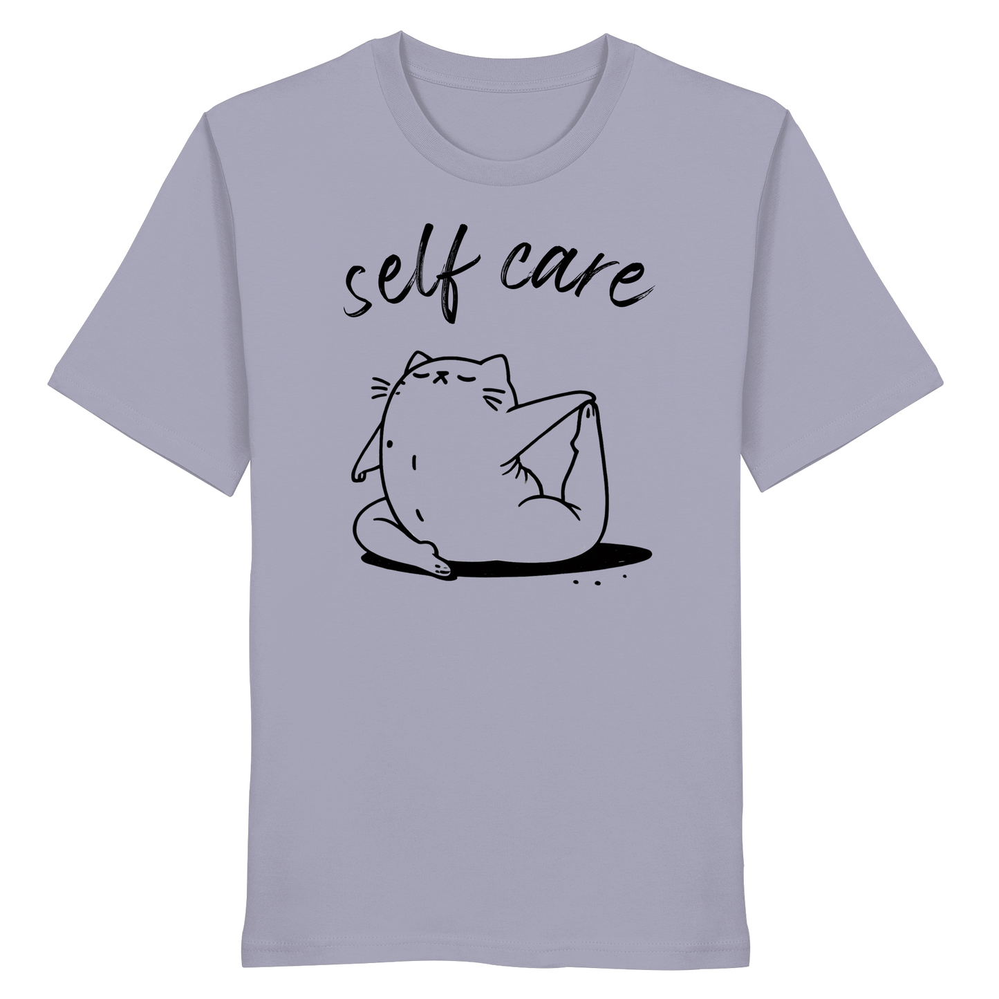 Selfcare Yoga Katze - Organic Shirt