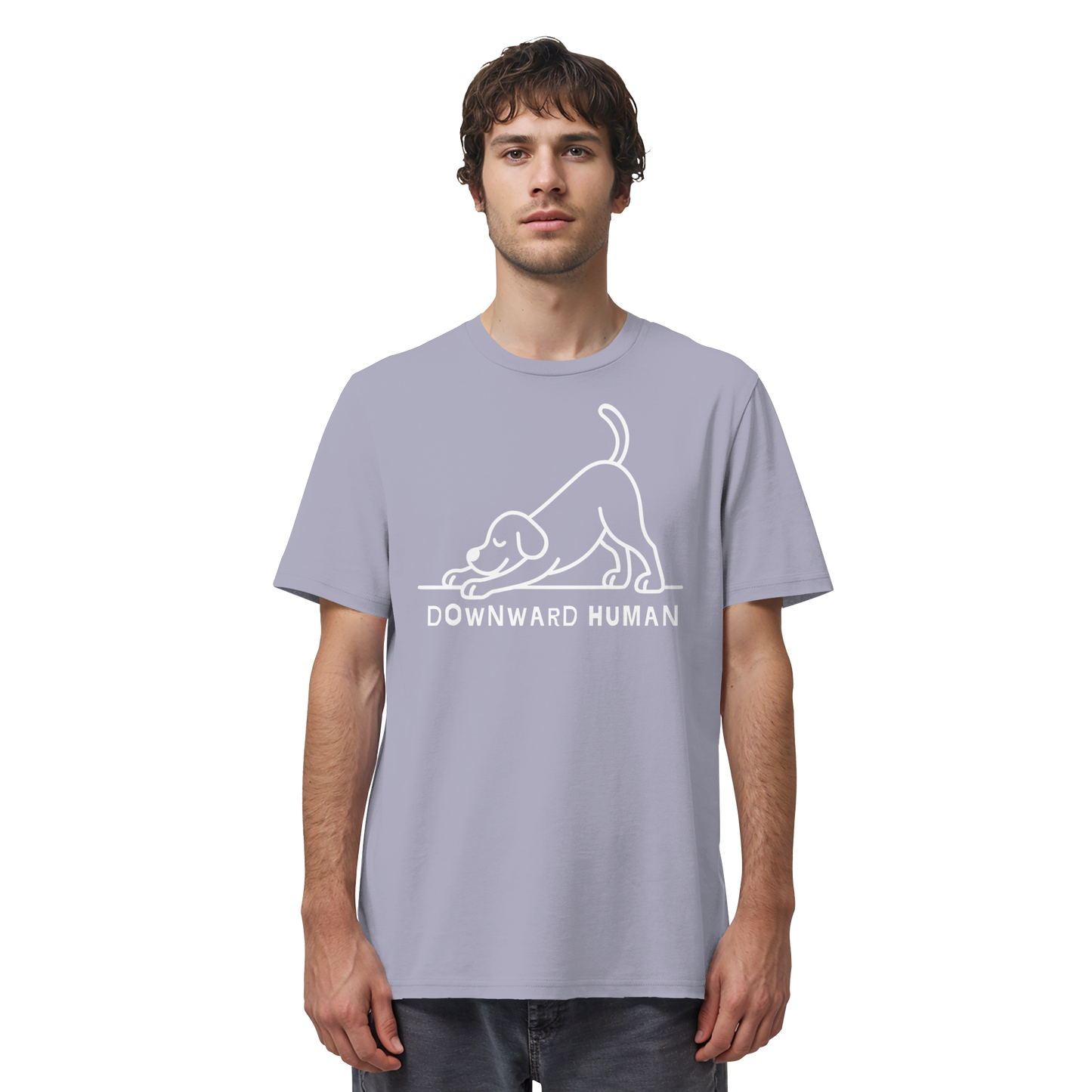Downward Human Yoga Dog - Organic Shirt