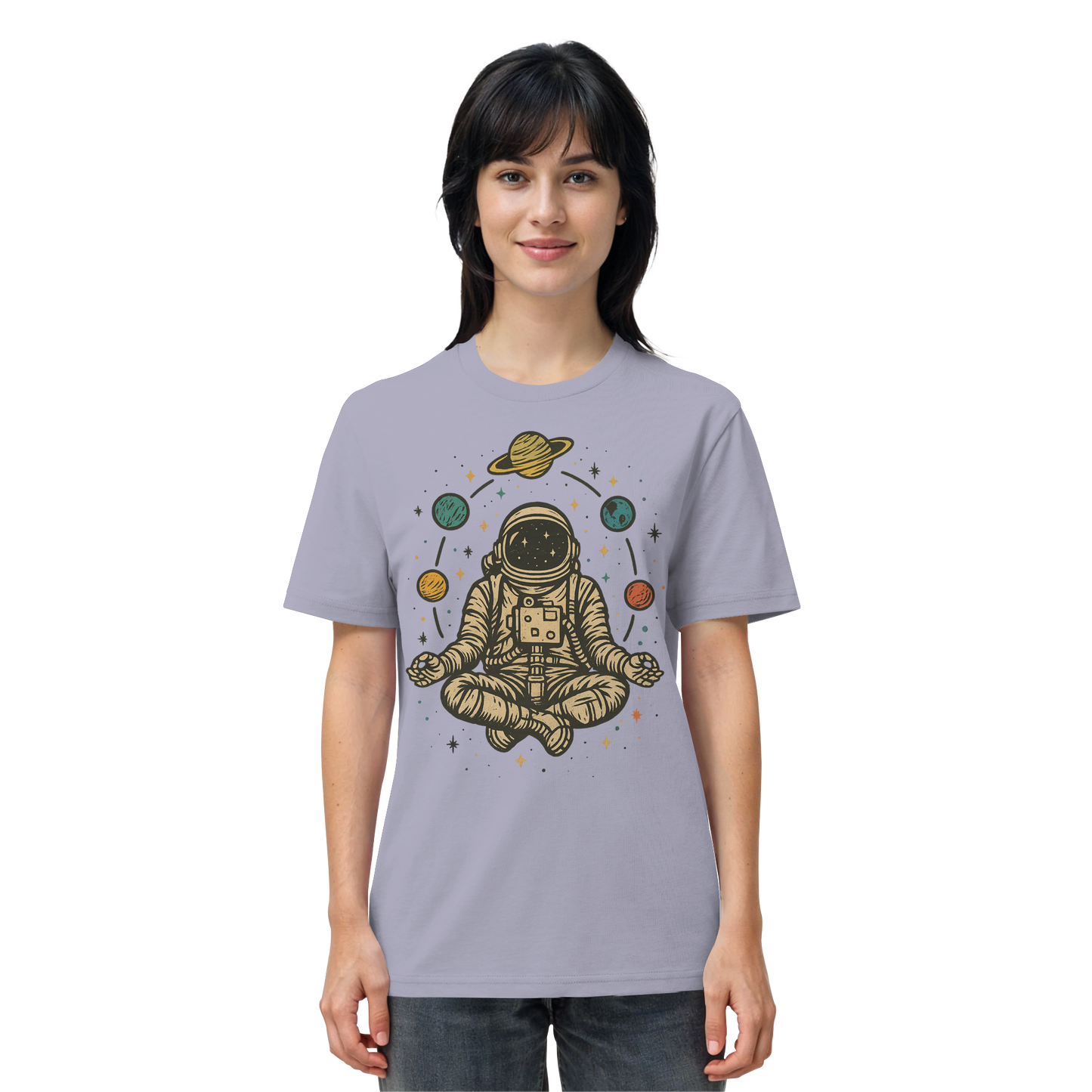 Meditierender Astronaut Zen - Organic Shirt