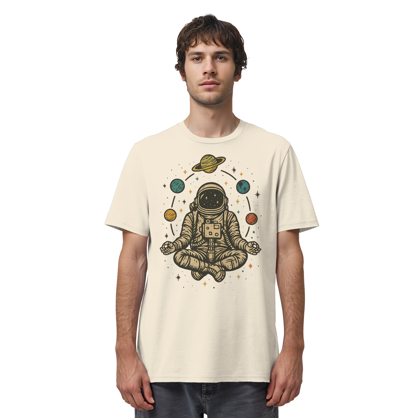 Meditierender Astronaut Zen - Organic Shirt