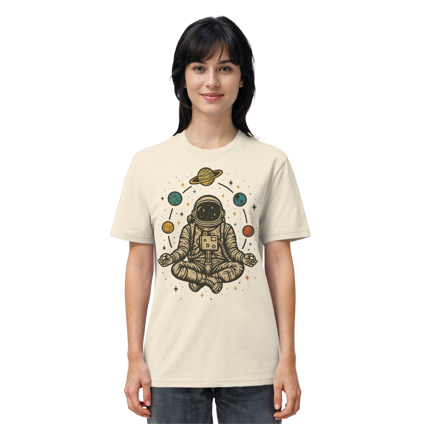 Meditierender Astronaut Zen - Organic Shirt