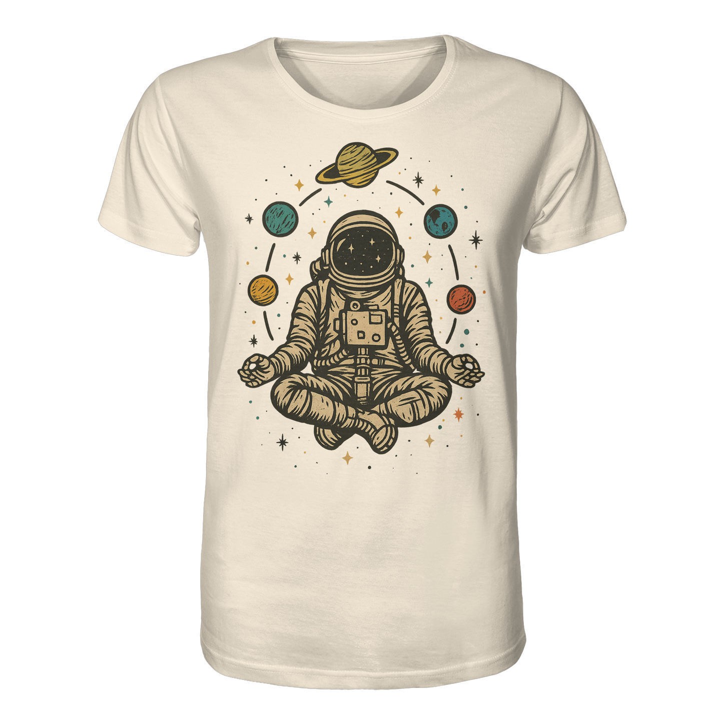 Meditierender Astronaut Zen - Organic Shirt
