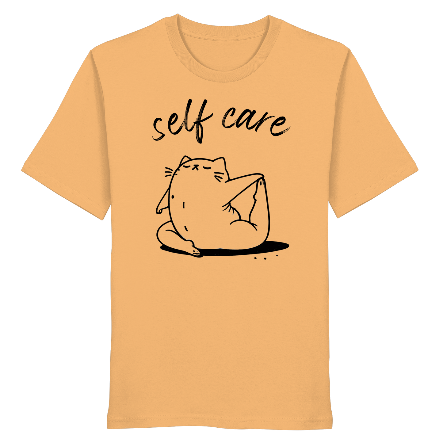 Selfcare Yoga Katze - Organic Shirt