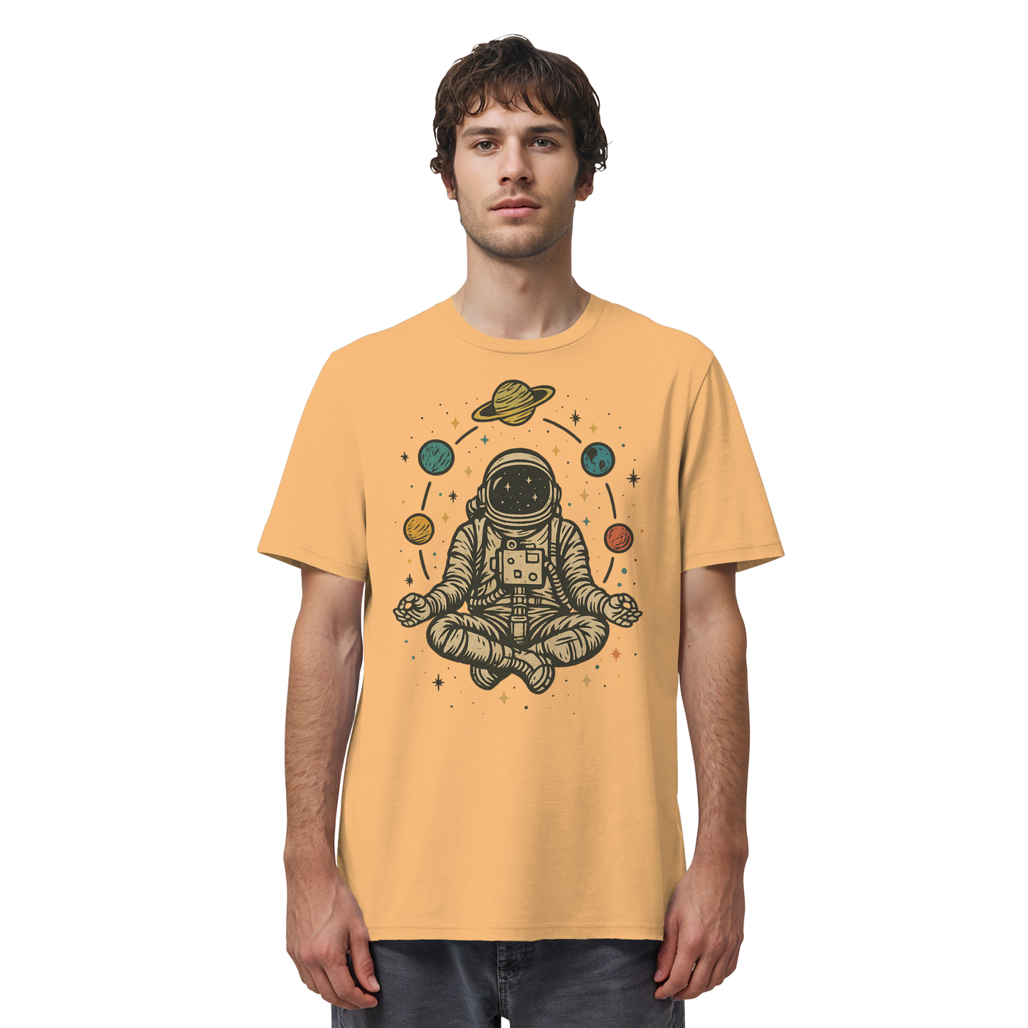 Meditierender Astronaut Zen - Organic Shirt