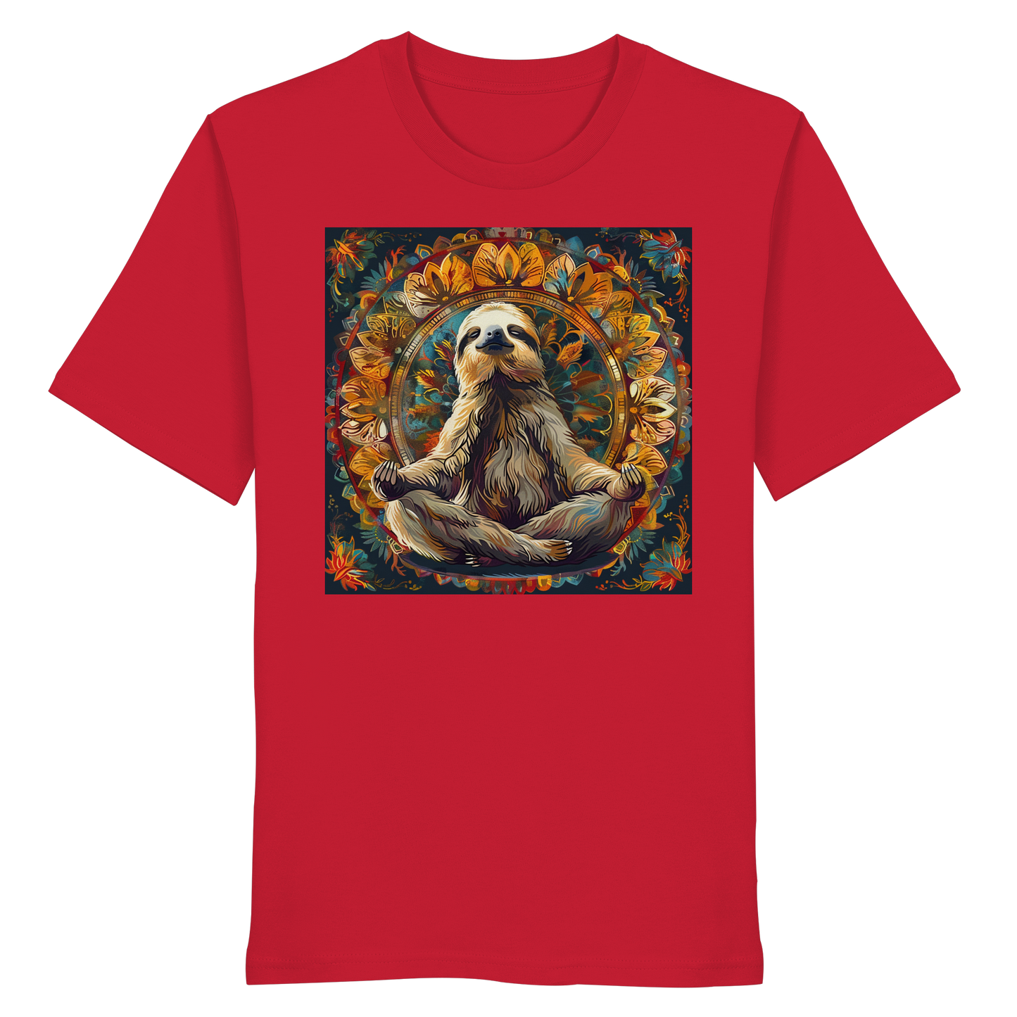 Meditierendes Faultier - Organic Shirt