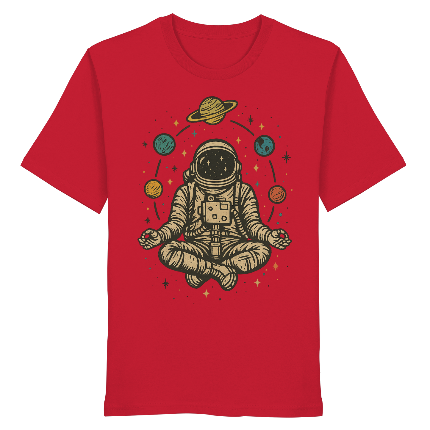 Meditierender Astronaut Zen - Organic Shirt