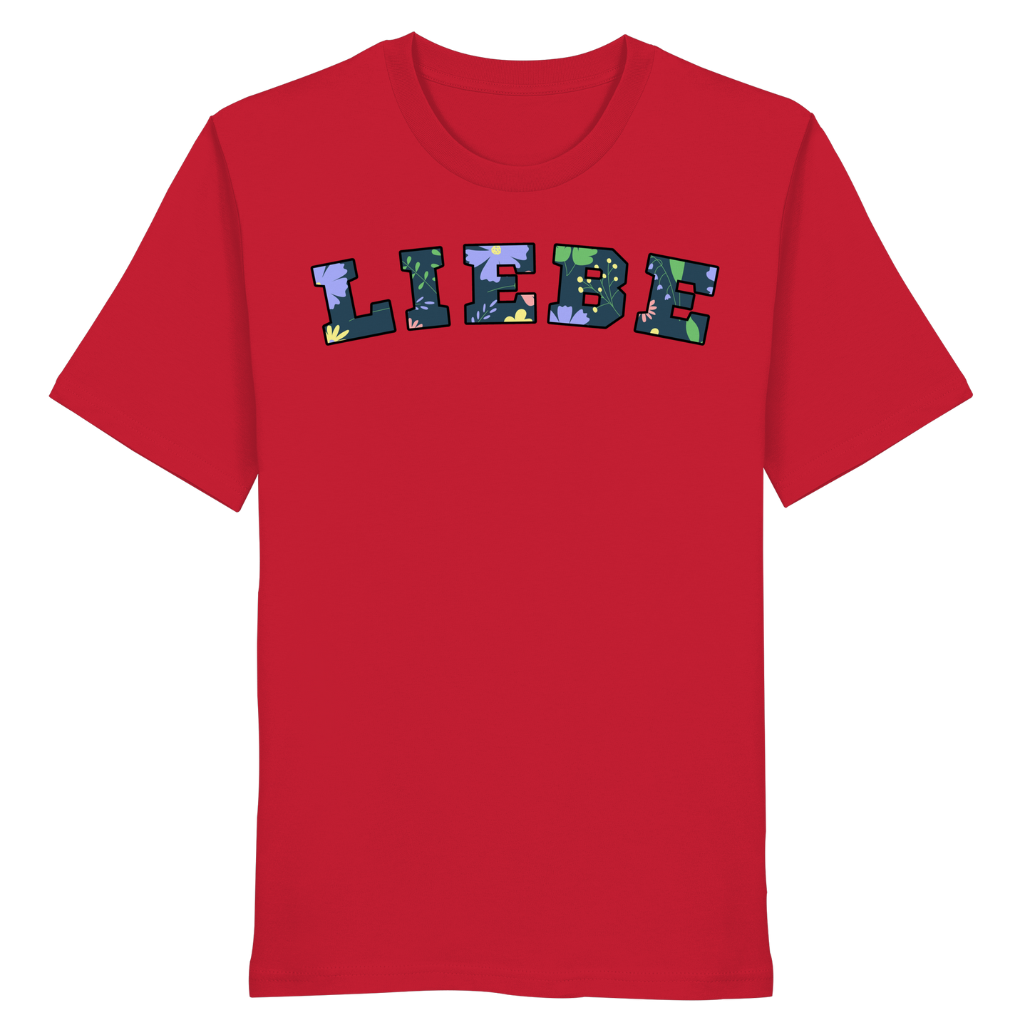 Liebe Floral Pattern - Organic Shirt