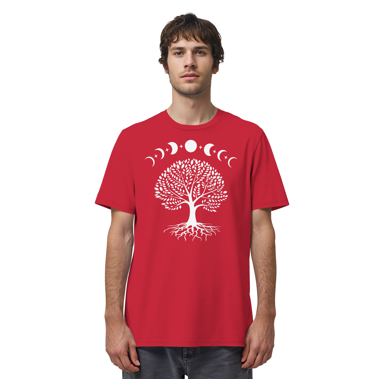 Mondphasen Lebensbaum - Organic Shirt