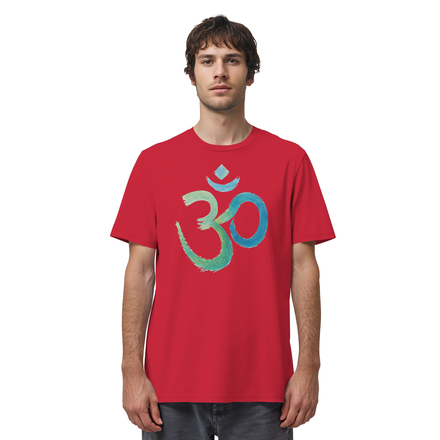 OM Aquarell  - Organic Shirt