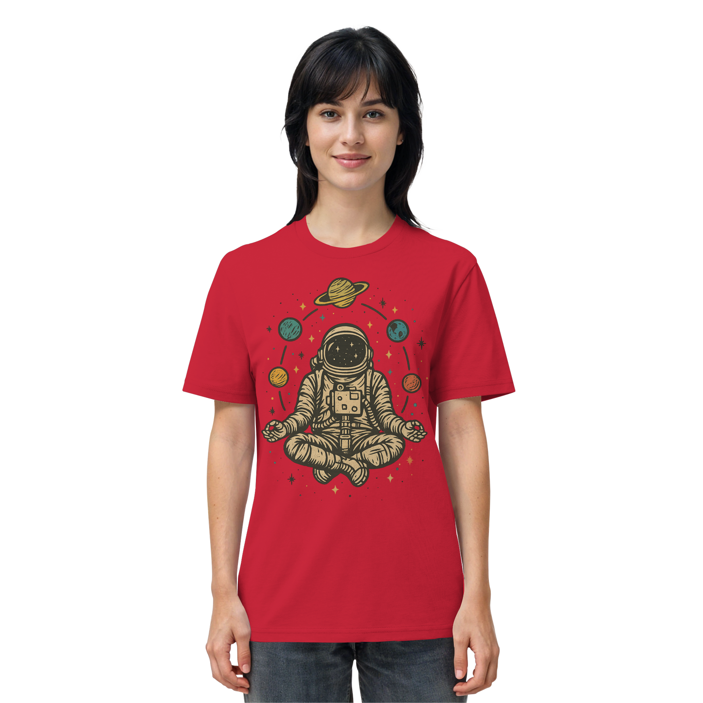 Meditierender Astronaut Zen - Organic Shirt