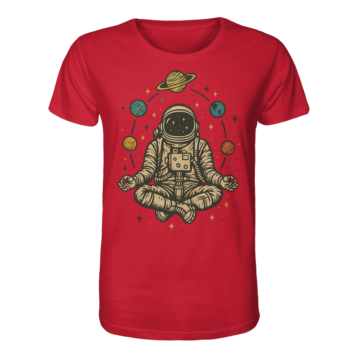 Meditierender Astronaut Zen - Organic Shirt