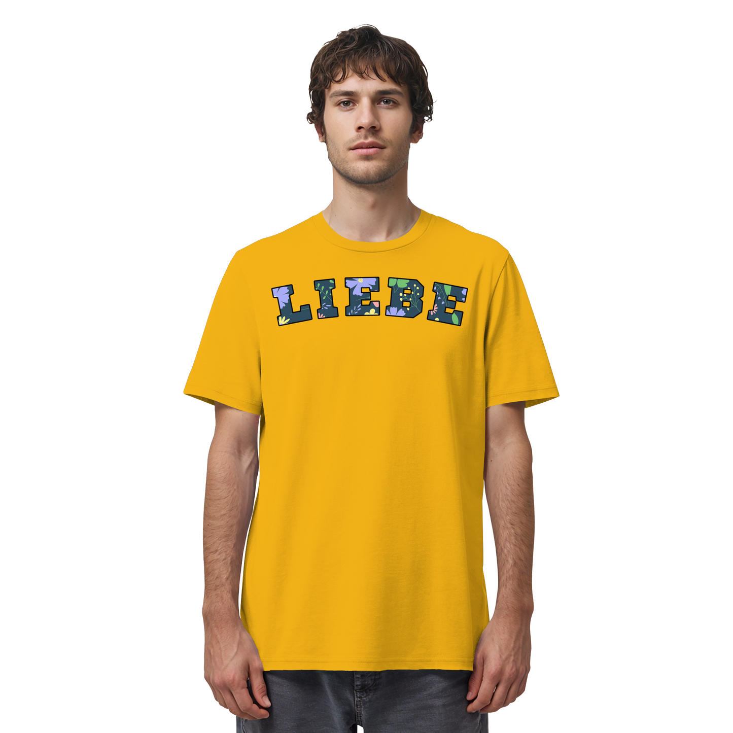 Liebe Floral Pattern - Organic Shirt