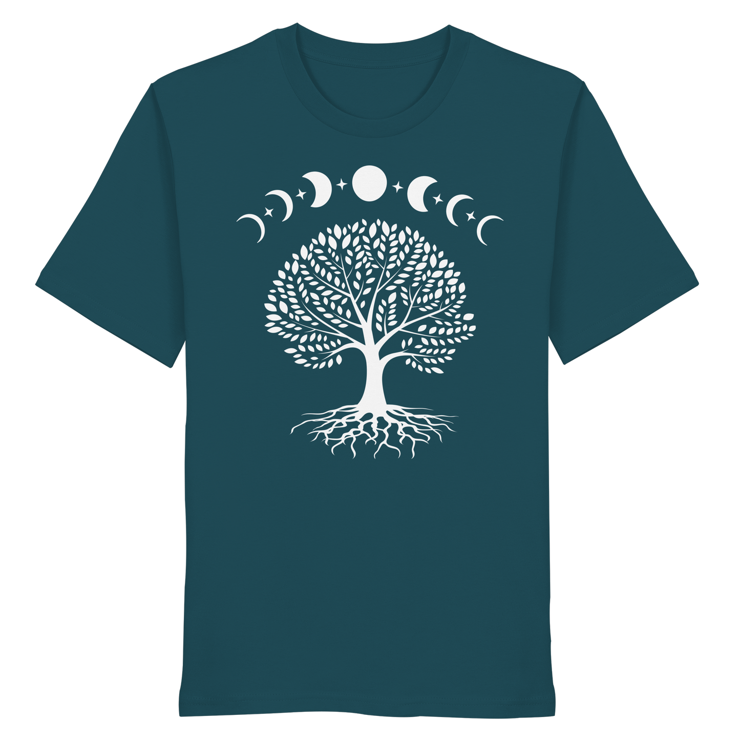 Mondphasen Lebensbaum - Organic Shirt
