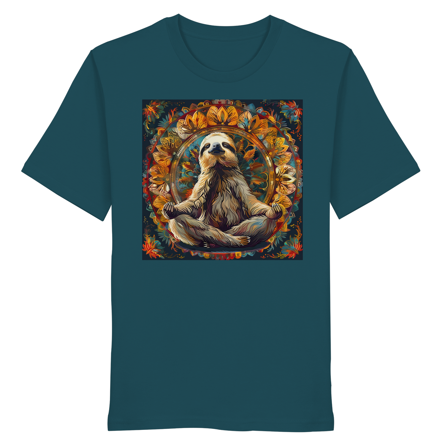 Meditierendes Faultier - Organic Shirt