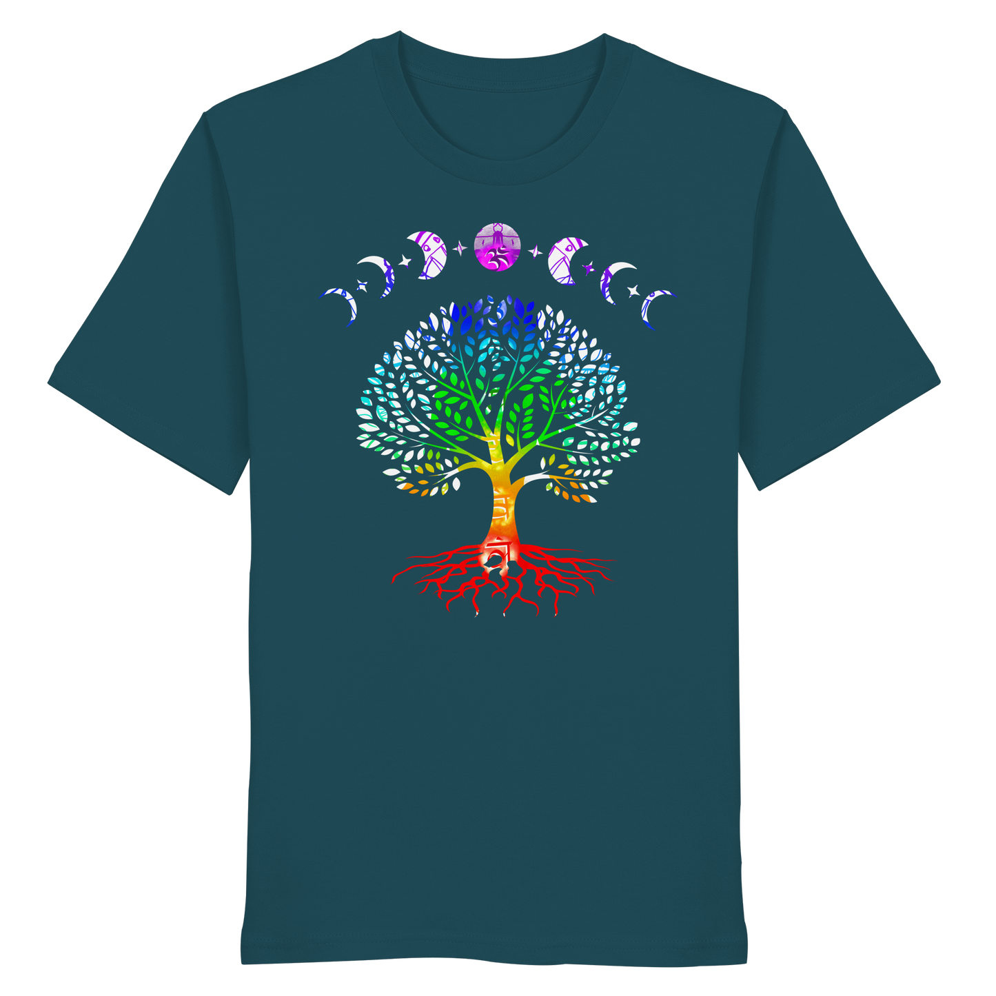 Lebensbaum + Mondphasen - Organic Shirt