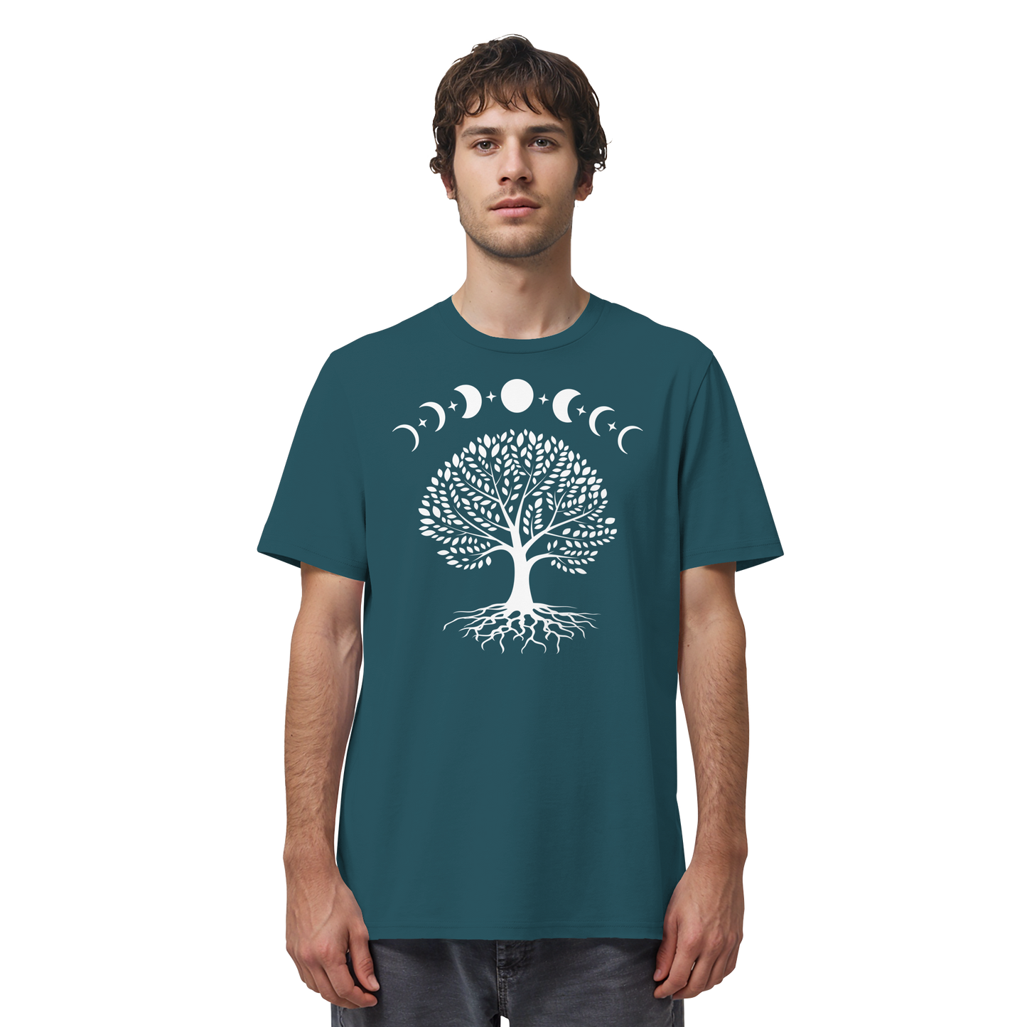Mondphasen Lebensbaum - Organic Shirt