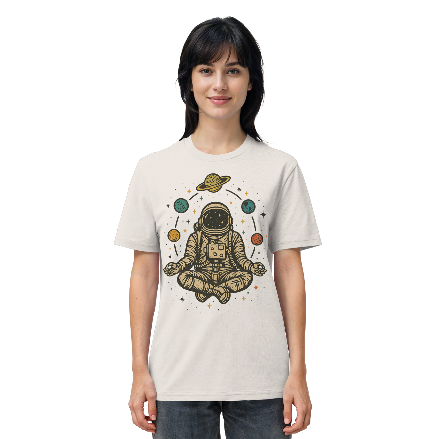 Meditierender Astronaut Zen - Organic Shirt
