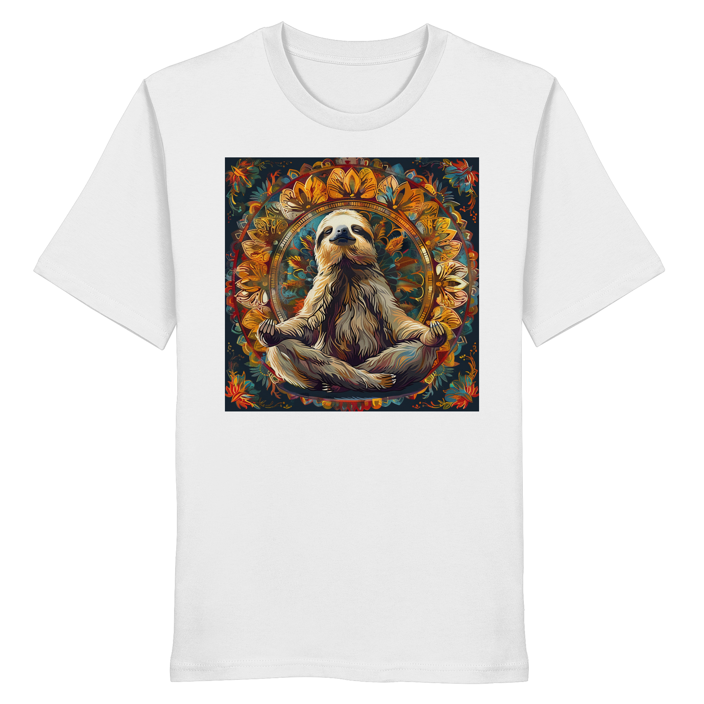 Meditierendes Faultier - Organic Shirt