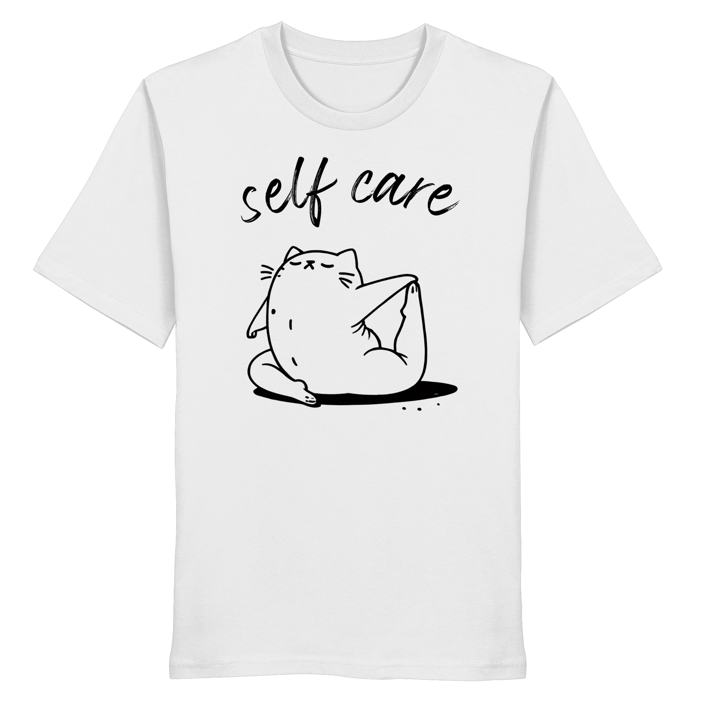 Selfcare Yoga Katze - Organic Shirt