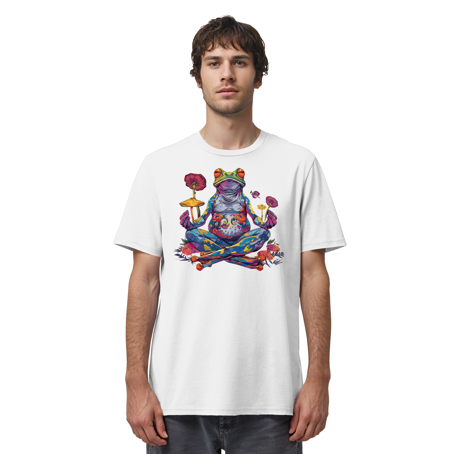 Spiritueller Frosch - Organic Shirt