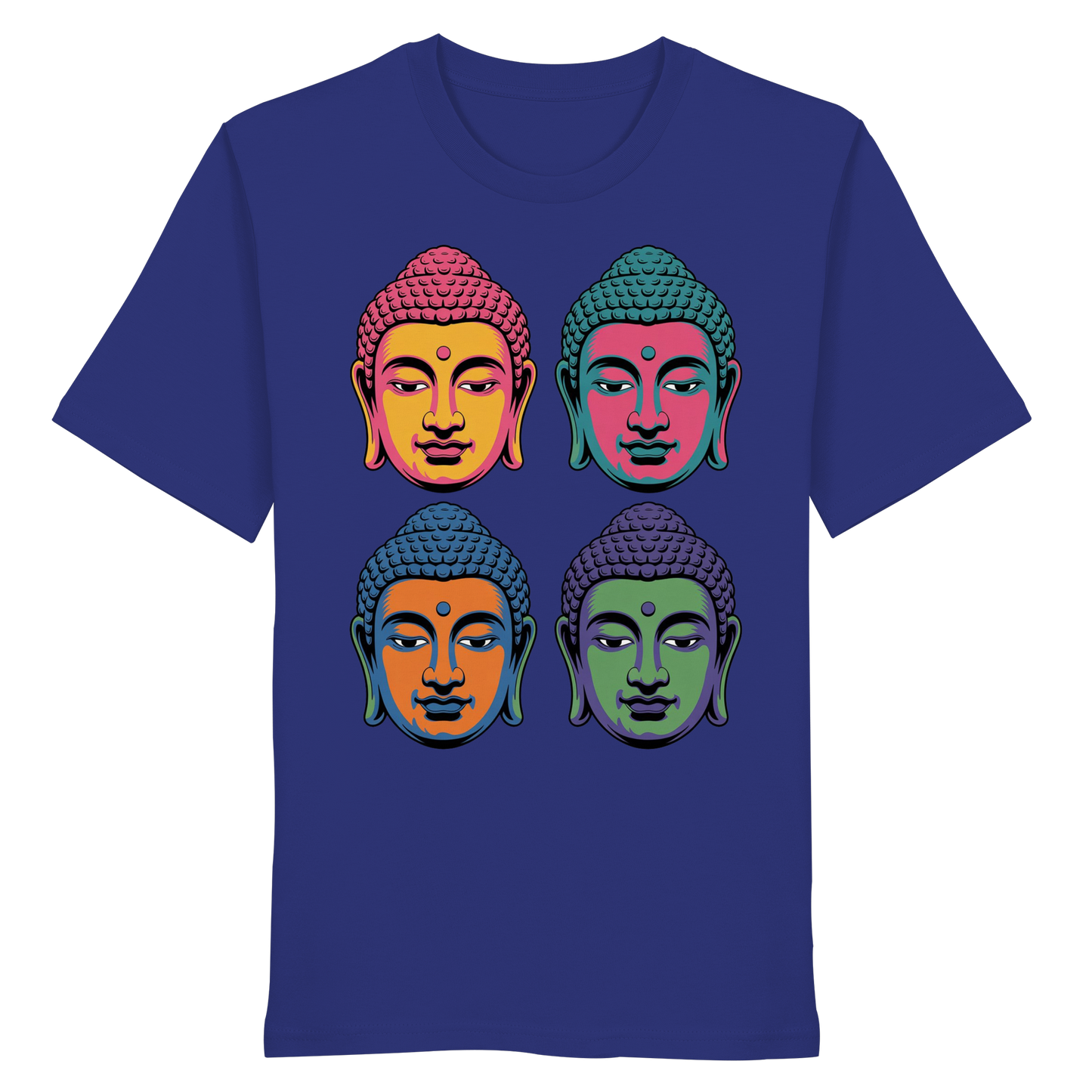 Buddha Köpfe Pop Art - Organic Shirt