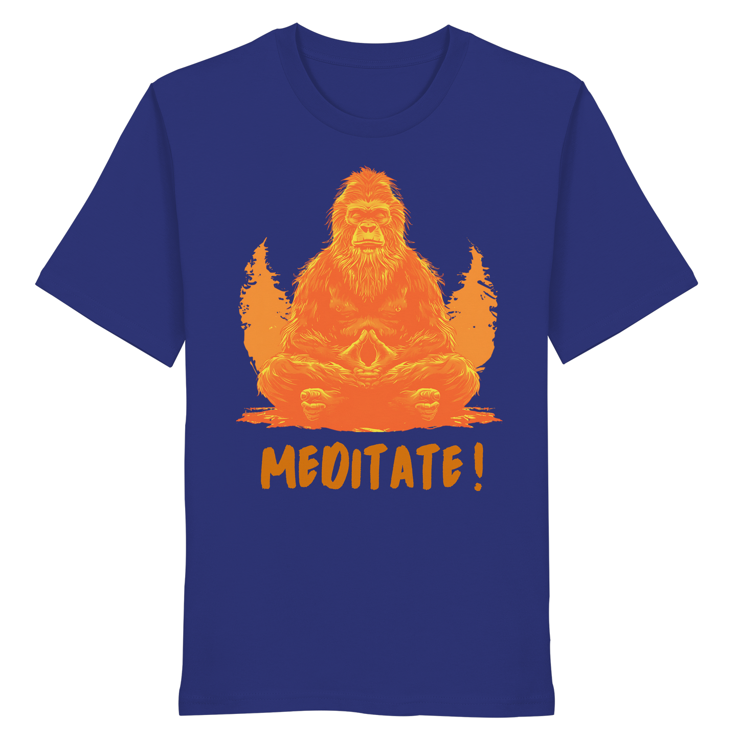BigFoot Meditation Orange - Organic Shirt