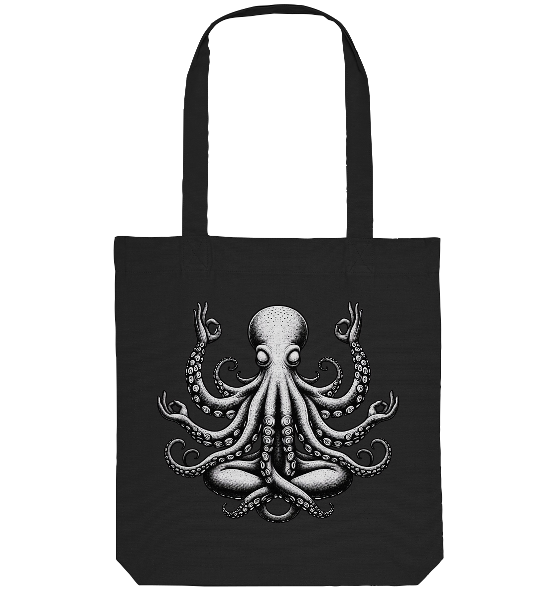 Oktopus in Meditation - Organic Tote-Bag