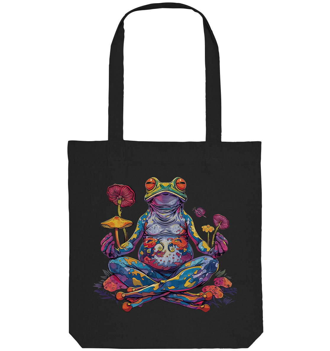 Spiritueller Frosch - Organic Tote-Bag