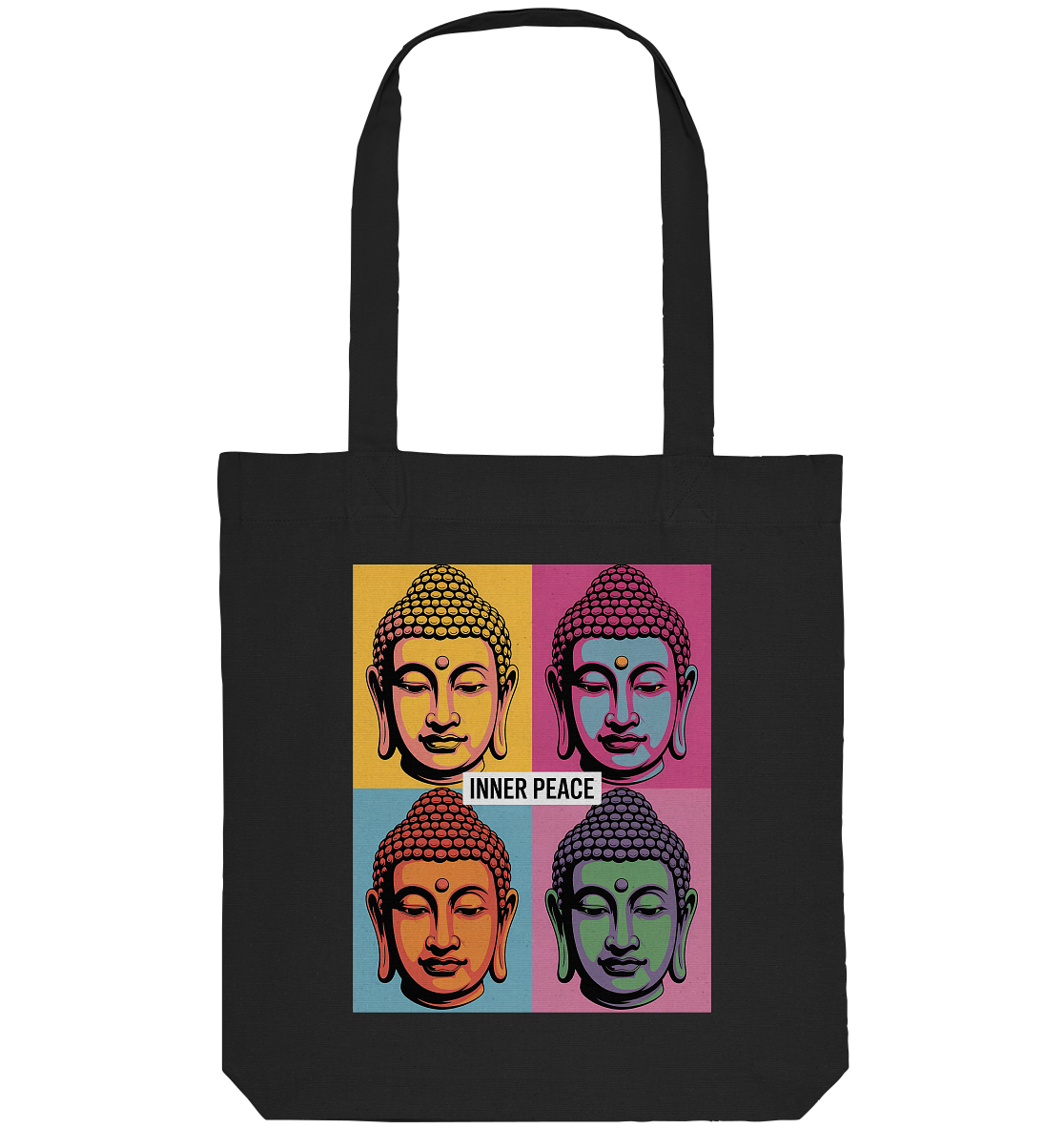 Inner Peace Pop Art Buddha - Organic Tote-Bag