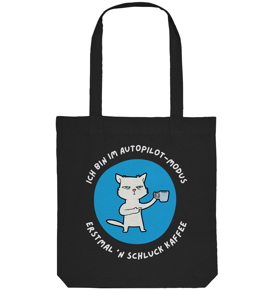 Kaffee Katze - Organic Tote-Bag
