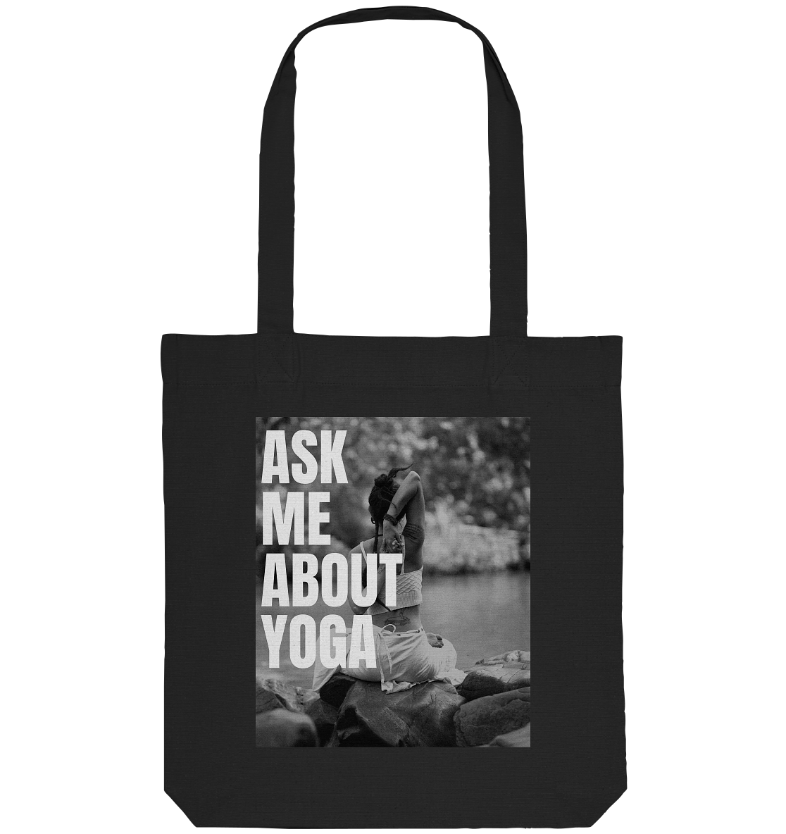 Ask Me About Yoga - Organic Tote-Bag