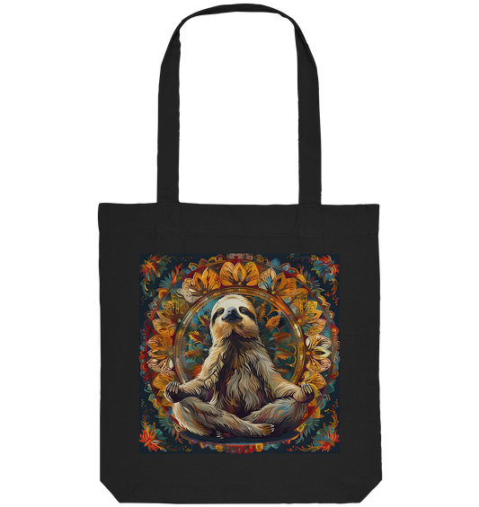 Meditierendes Faultier - Organic Tote-Bag