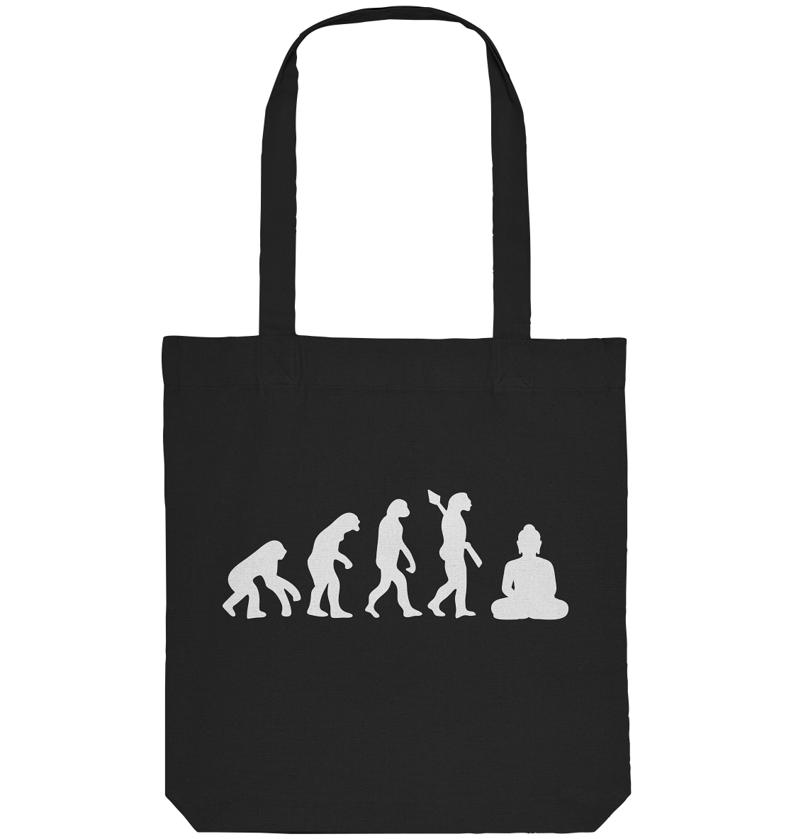 Evolution Buddha - Organic Tote-Bag