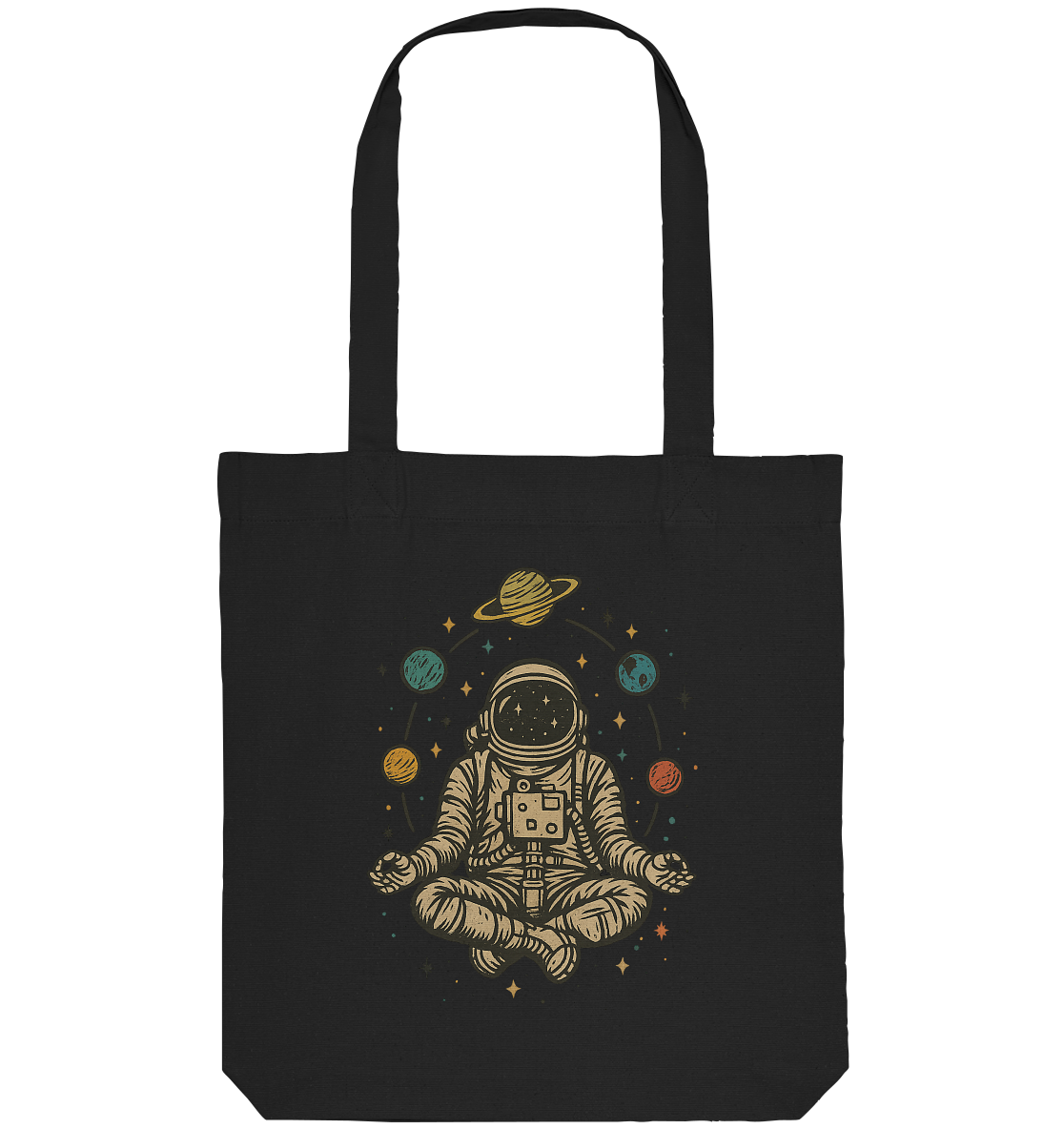 Meditierender Astronaut Zen - Organic Tote-Bag