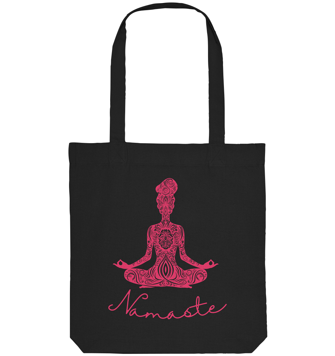 Frau Meditiert Namaste - Organic Tote-Bag