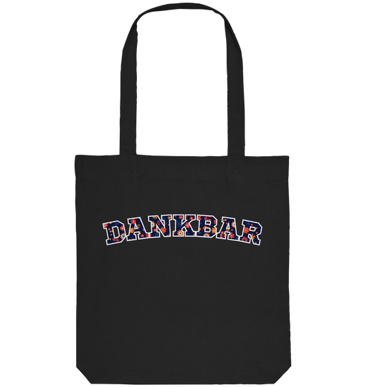 DANKBAR Floral Pattern - Organic Tote-Bag