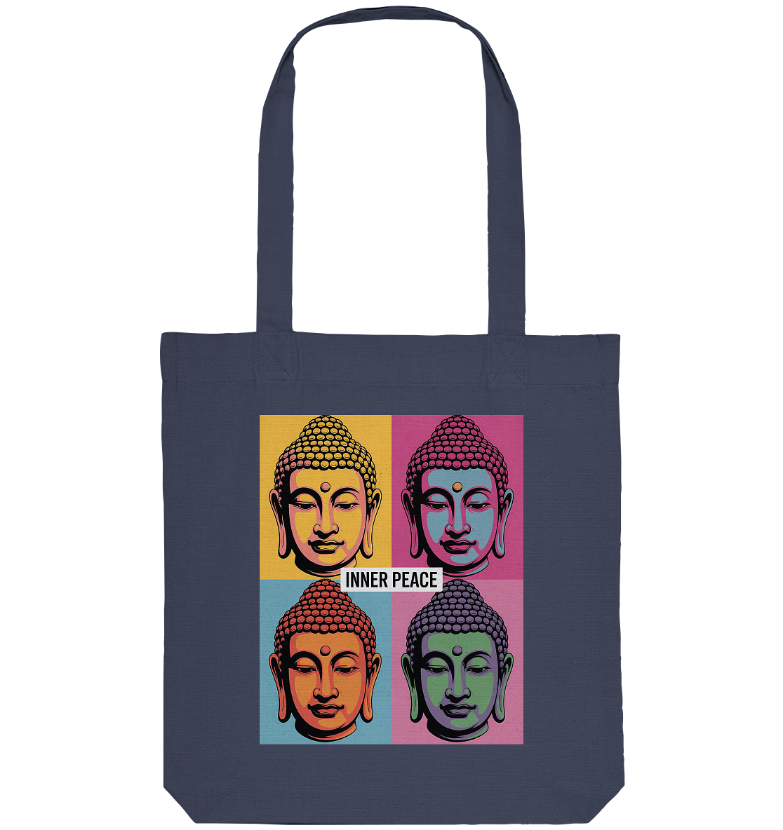 Inner Peace Pop Art Buddha - Organic Tote-Bag