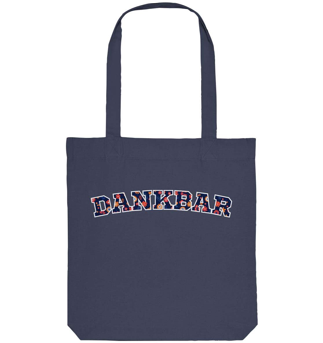 DANKBAR Floral Pattern - Organic Tote-Bag