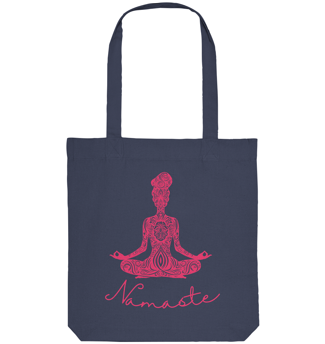Frau Meditiert Namaste - Organic Tote-Bag