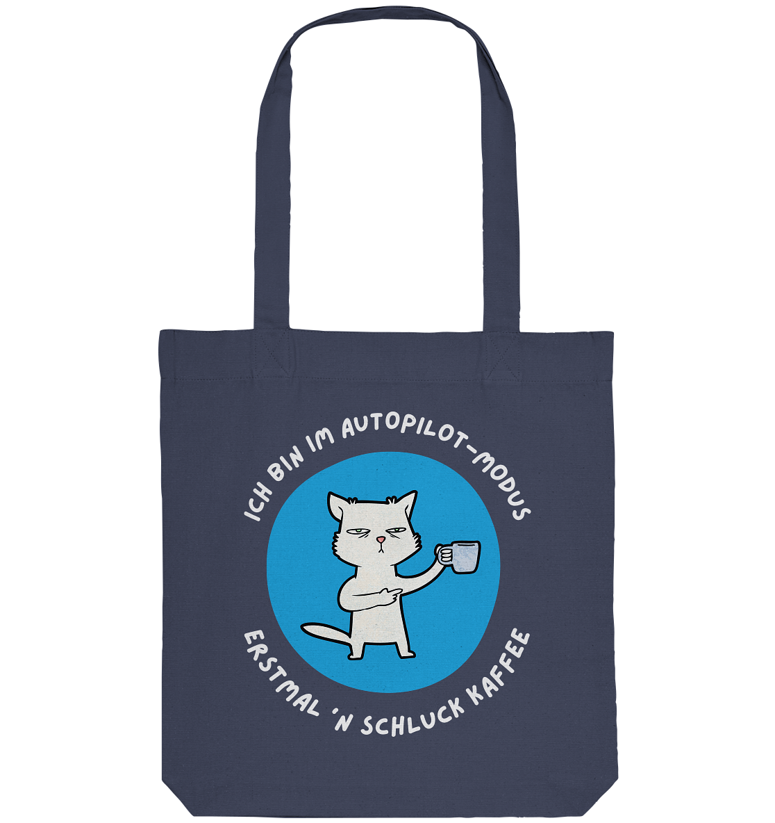 Kaffee Katze - Organic Tote-Bag