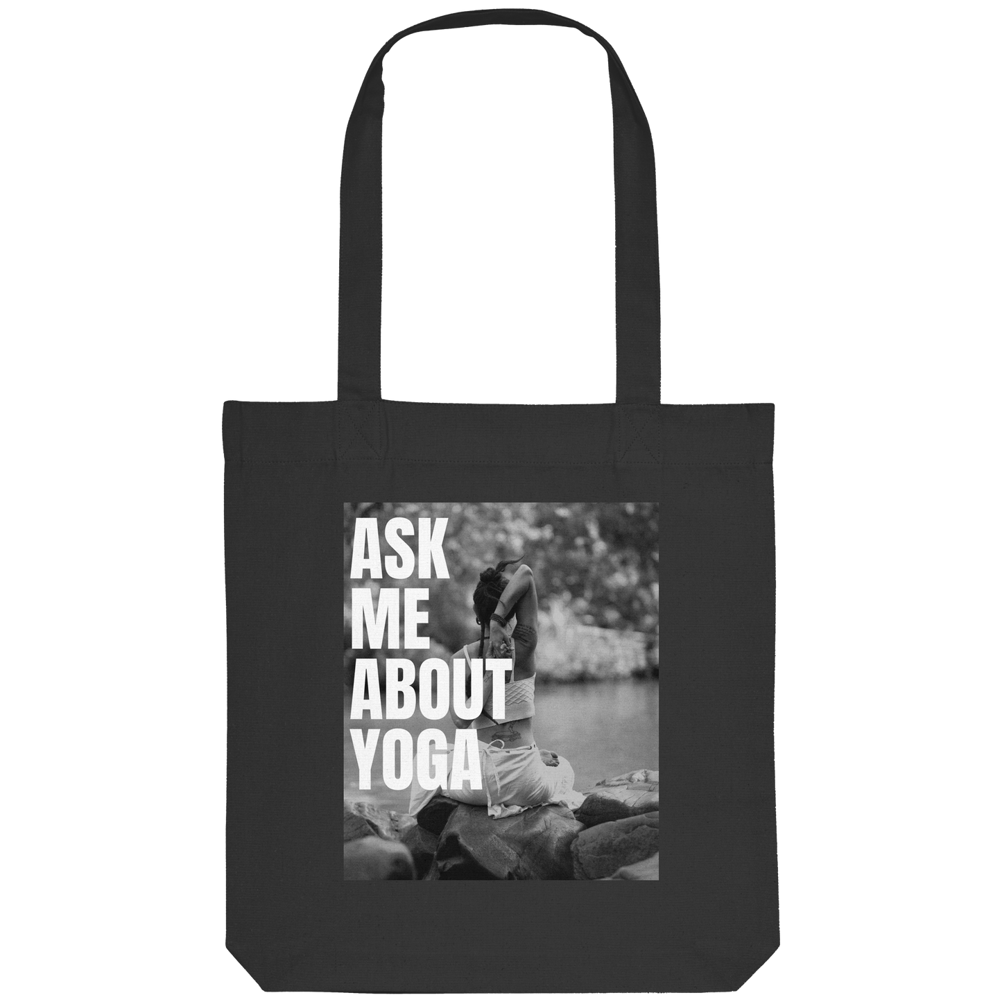 Ask Me About Yoga - Organic Tote-Bag