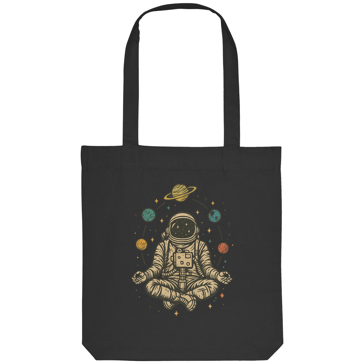 Meditierender Astronaut Zen - Organic Tote-Bag