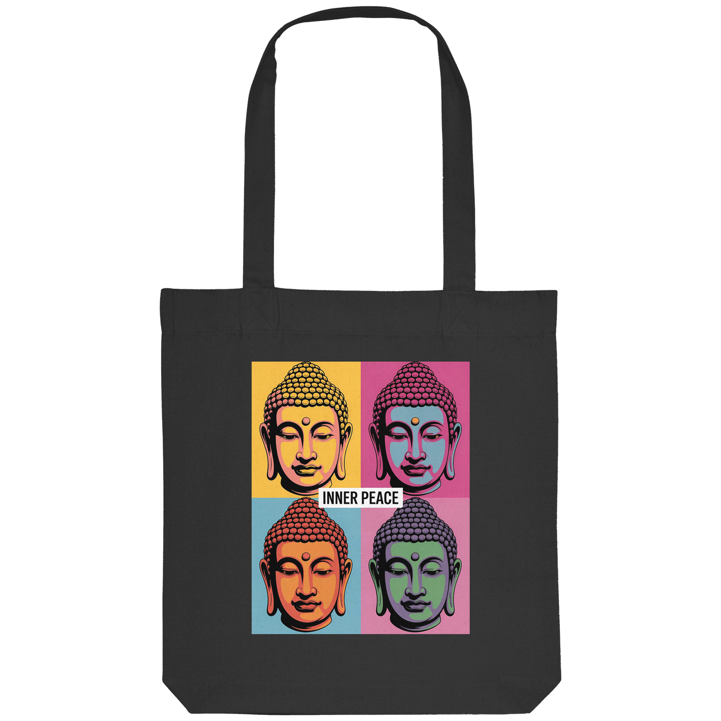 Inner Peace Pop Art Buddha - Organic Tote-Bag
