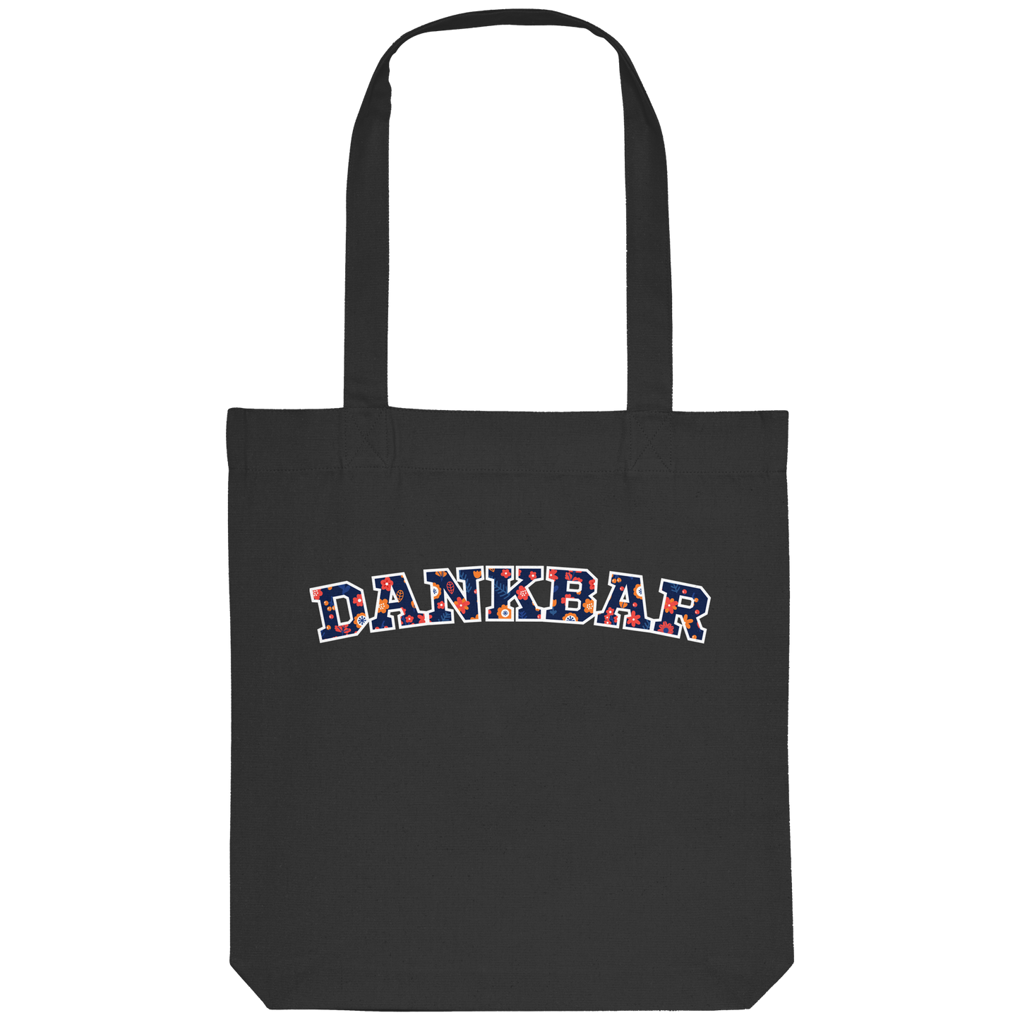 DANKBAR Floral Pattern - Organic Tote-Bag