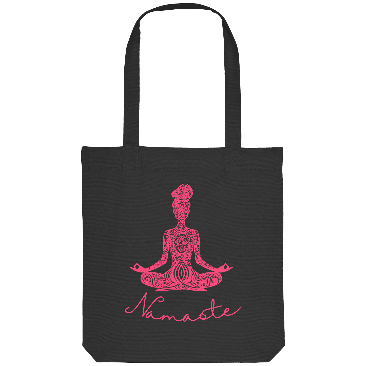 Frau Meditiert Namaste - Organic Tote-Bag