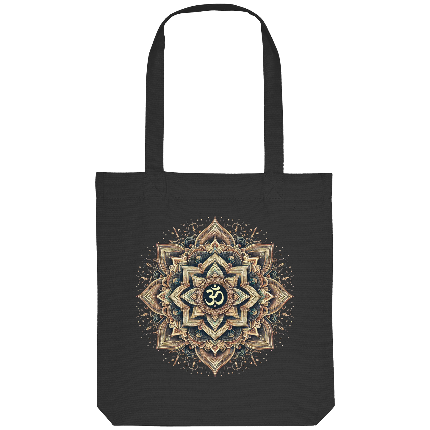 Boho Mandala mit Om - Organic Tote-Bag